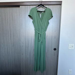 Lularoe Green Karen Jumpsuit Size XL